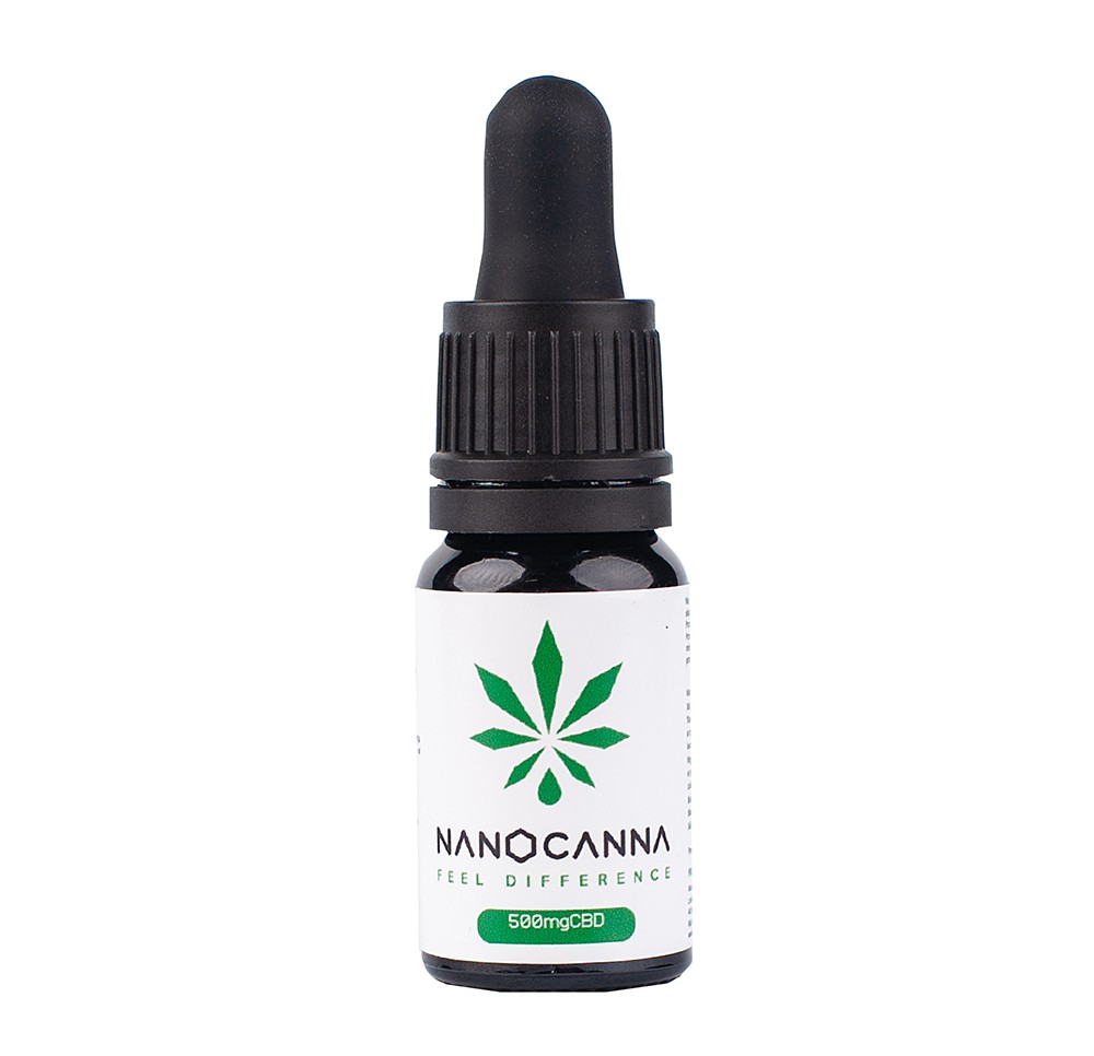 Olejek konopny Nanocanna CBD Full Spectrum - 5% CBD CBGA 500mg 10ml